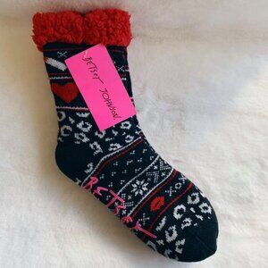BETSEY JOHNSON Women's Slipper Socks